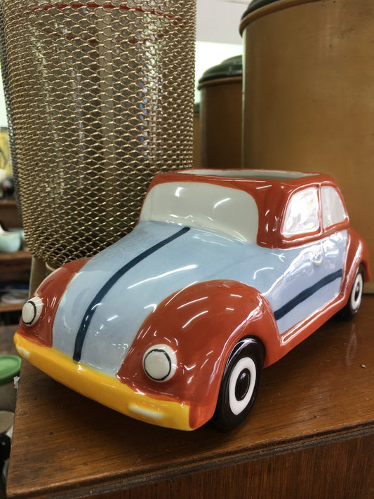 VW Beetle Garden Planter Pot