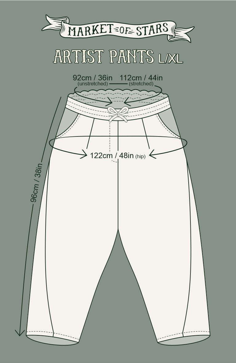 Market of Stars - Flight of Fancy Linen Artist Pants