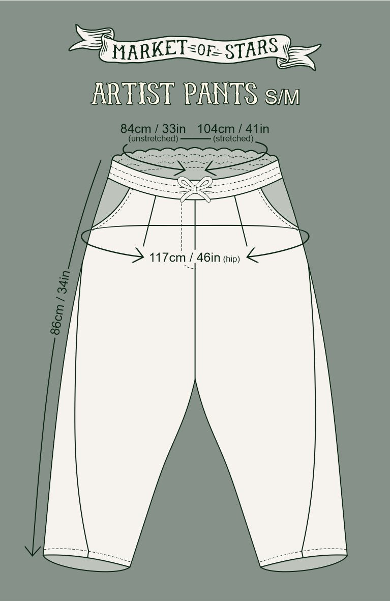 Market of Stars - Flight of Fancy Linen Artist Pants