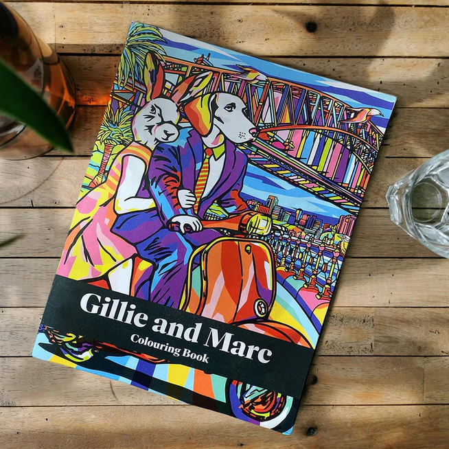 GILLIE AND MARC – Colouring Book