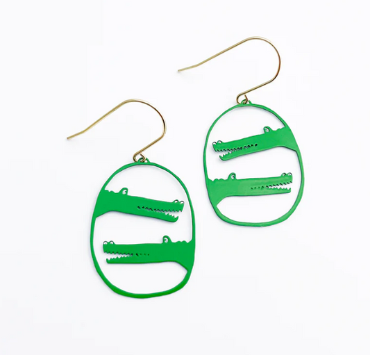 Denz + Co - Mini Crocs in Green