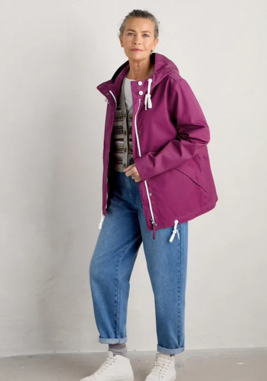 SEASALT CORNWALL - Blue Depth Jacket - Cassis