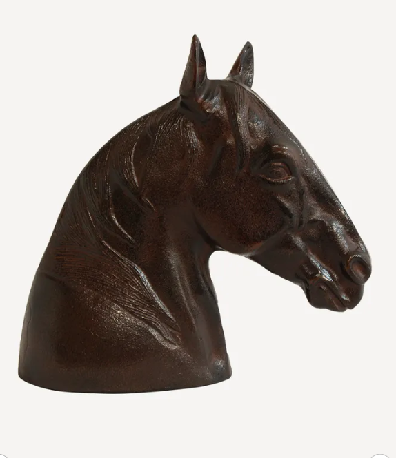 French Country Collections - Horse Head Décor Bronze Finish