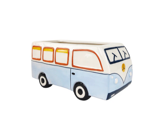 Retro Kombi Van Ceramic Planter