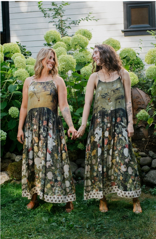 PRE-ORDER Market of Stars - I Dream in Flowers Bohéme Slip Dress with Bees