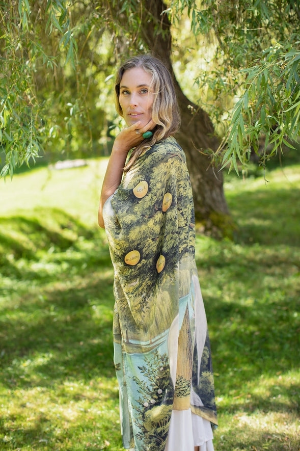 Market of Stars - Tree of Life Starduster Bamboo Bohemian Kimono *PRE-ORDER