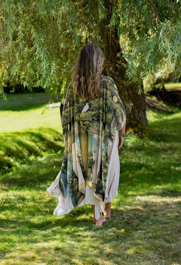 Market of Stars - Tree of Life Starduster Bamboo Bohemian Kimono *PRE-ORDER