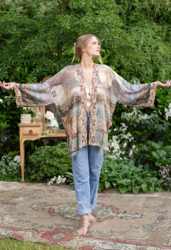 Market of Stars - Imaginarium Bamboo Bohemian Kimono Cardigan with Belt *PRE-ORDER