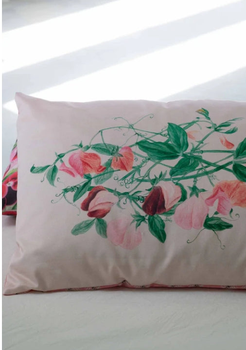 Sweetpea pillowcase *organic cotton LAZYBONES