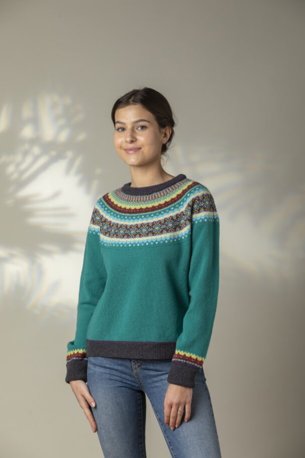 ERIBÉ Alpine Short Sweater Tigerlilly